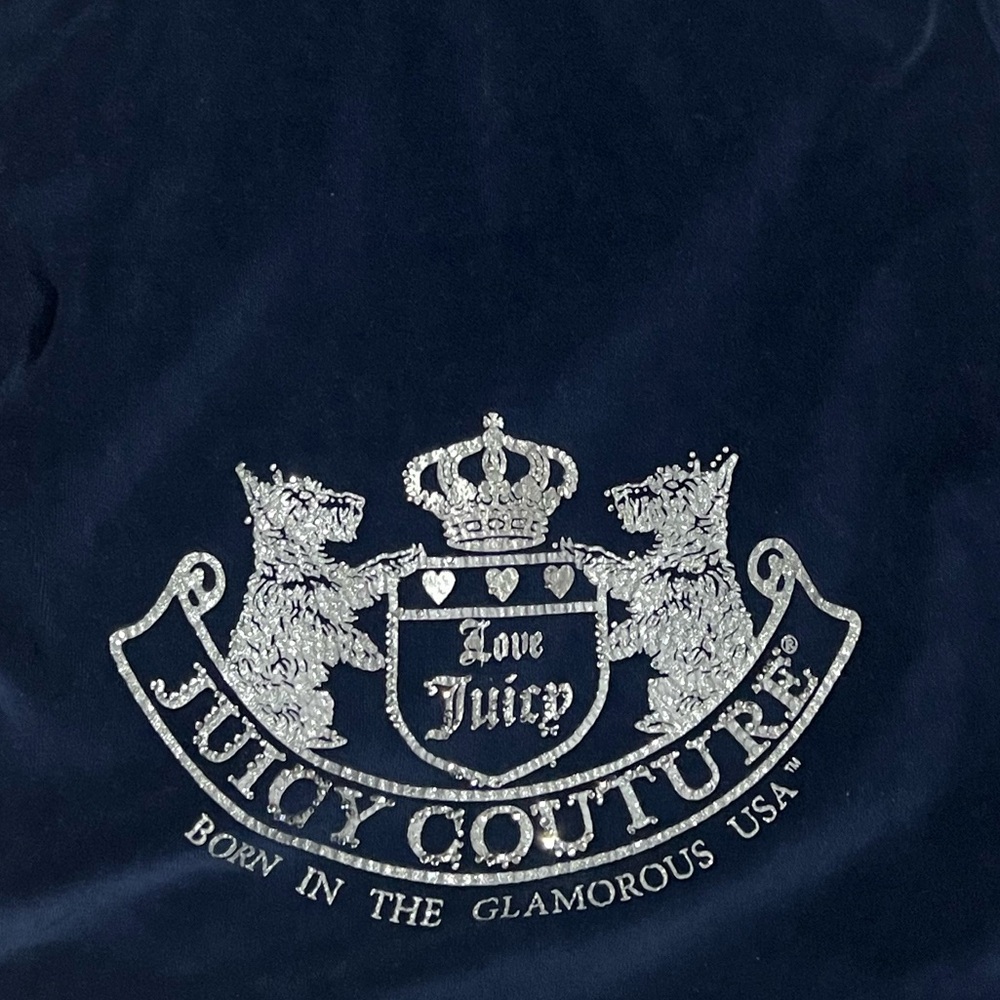 Juicy couture. Regal Blue Juicy Couture Icons zip hoodie